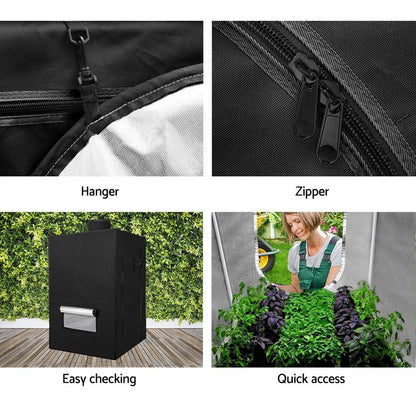 Greenfingers Grow Tent 60x60x90CM Hydroponics Kit Indoor Plant Room System - Ozstylz