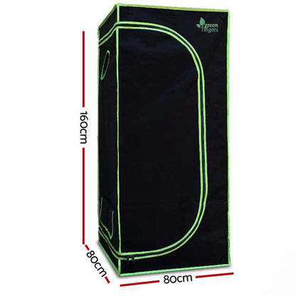 Greenfingers Grow Tent 80x80x160CM Hydroponics Kit Indoor Plant Room System - Ozstylz