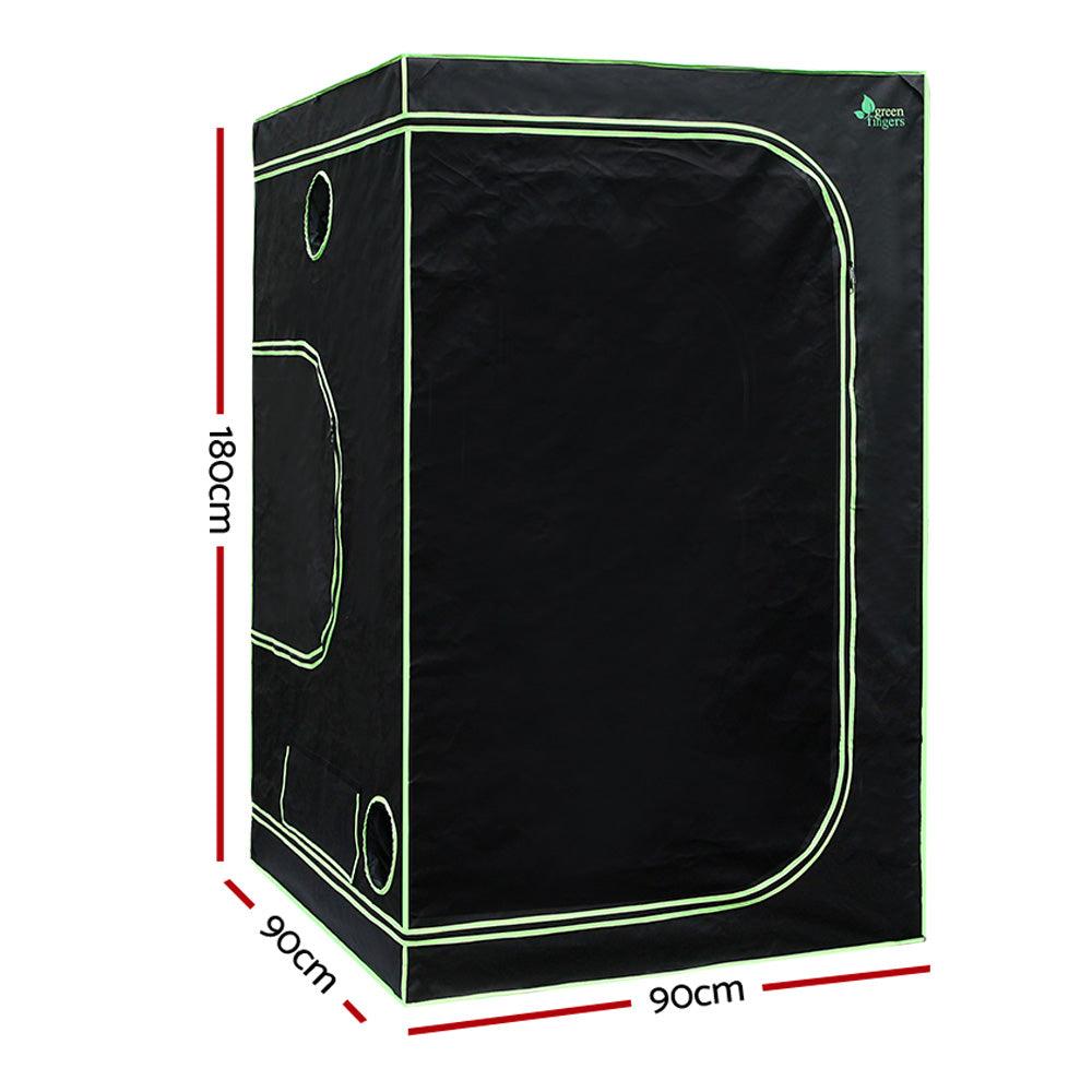 Greenfingers Grow Tent 90x90x180CM Hydroponics Kit Indoor Plant Room System - Ozstylz