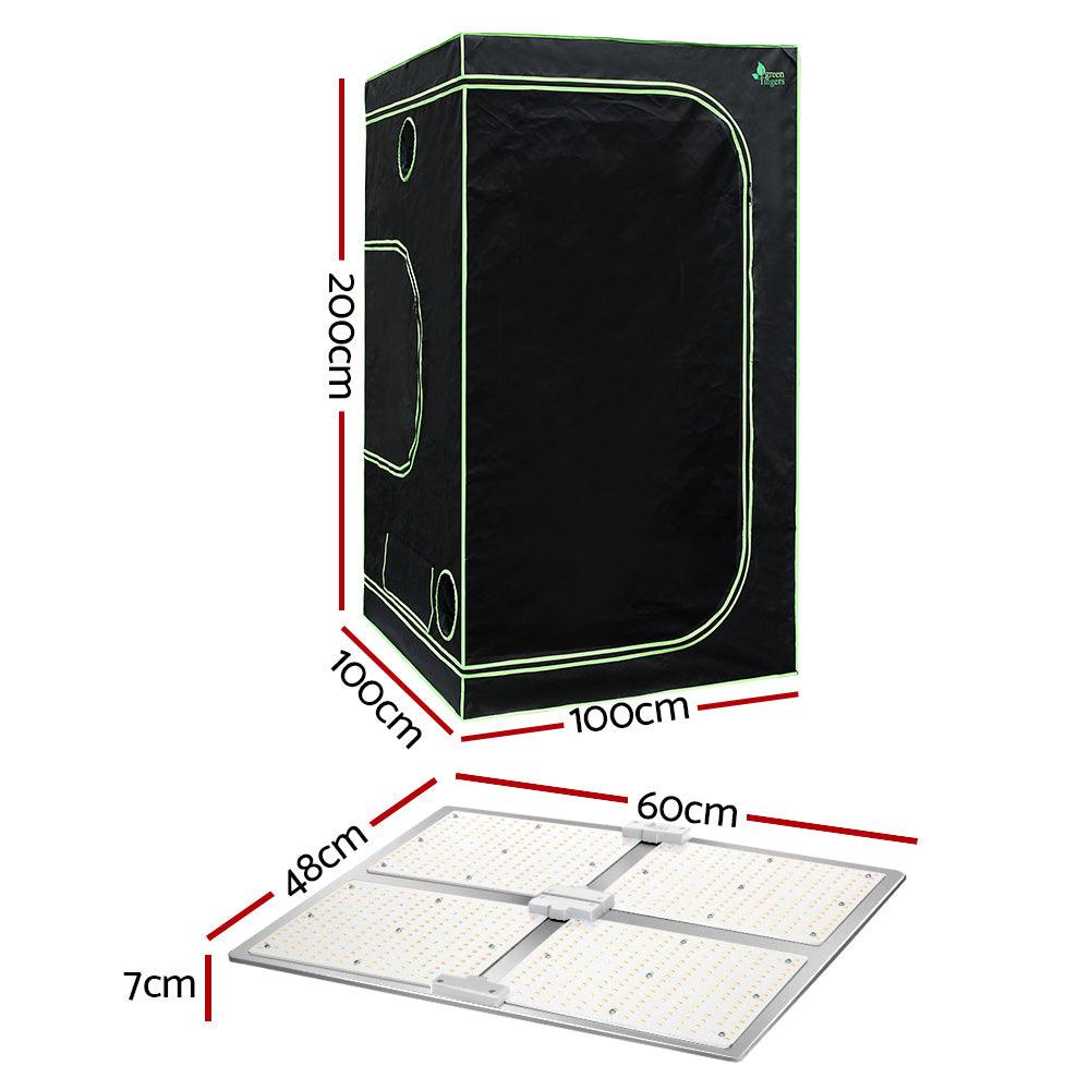 Greenfingers Grow Tent Light Kit 100x100x200CM 4500W LED Full Spectrum - Ozstylz