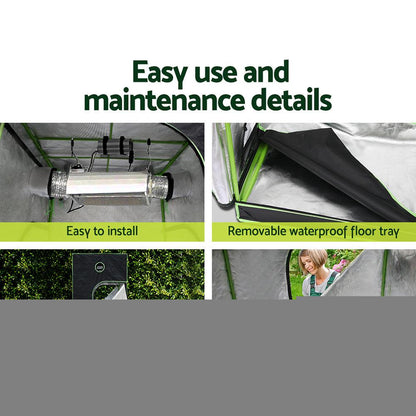 Greenfingers Grow Tent Light Kit 100x100x200CM 4500W LED Full Spectrum - Ozstylz