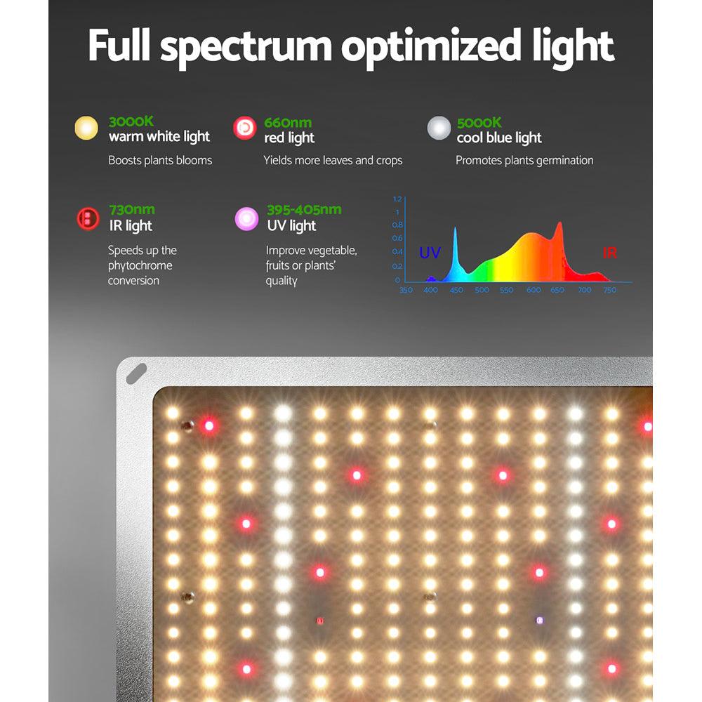 Greenfingers Grow Tent Light Kit 100x100x200CM 4500W LED Full Spectrum - Ozstylz