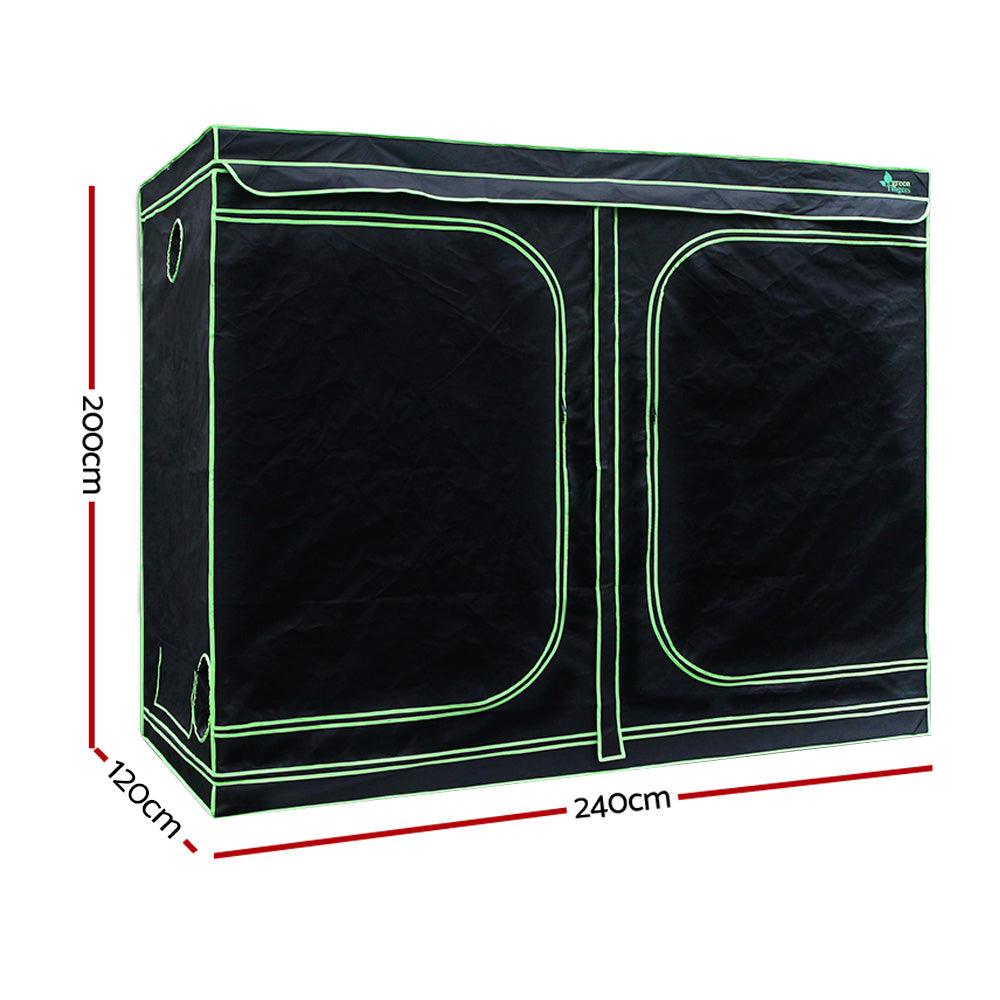 Greenfingers Grow Tent Light Kit 240x120x200CM 2000W LED 6" Vent Fan,Greenfingers Grow Tent Light Kit LED 2000W Full Spectrum 6" Vent 240x120x200CM - Ozstylz