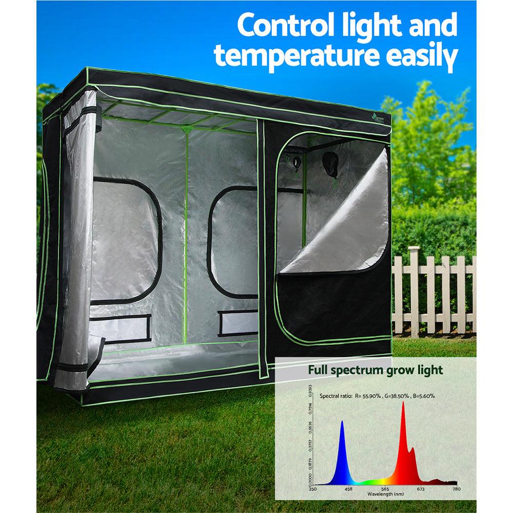 Greenfingers Grow Tent Light Kit 240x120x200CM 2200W LED Full Spectrum - Ozstylz