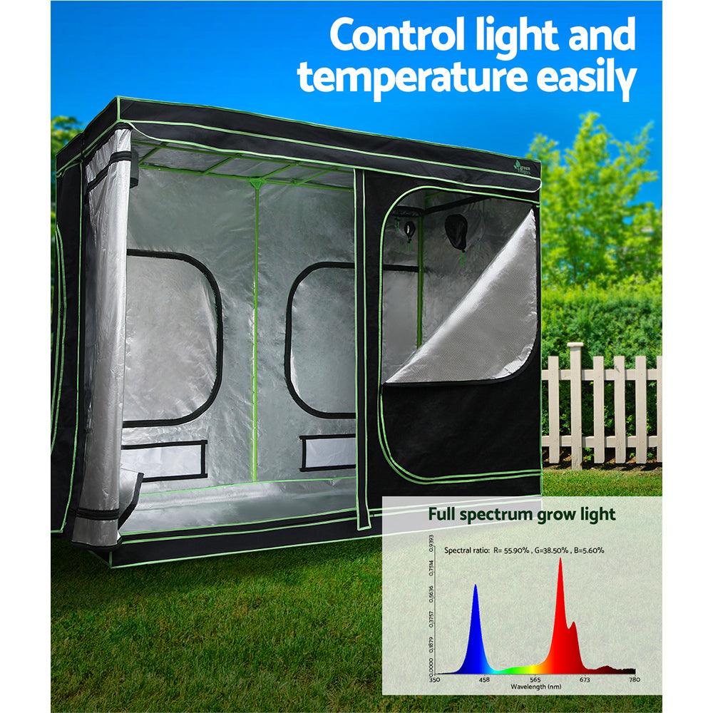 Greenfingers Grow Tent Light Kit 240x120x200CM 4500W LED Full Spectrum - Ozstylz