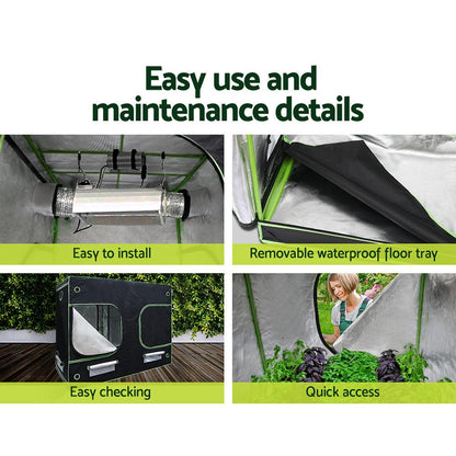 Greenfingers Grow Tent Light Kit 240x120x200CM 4500W LED Full Spectrum - Ozstylz