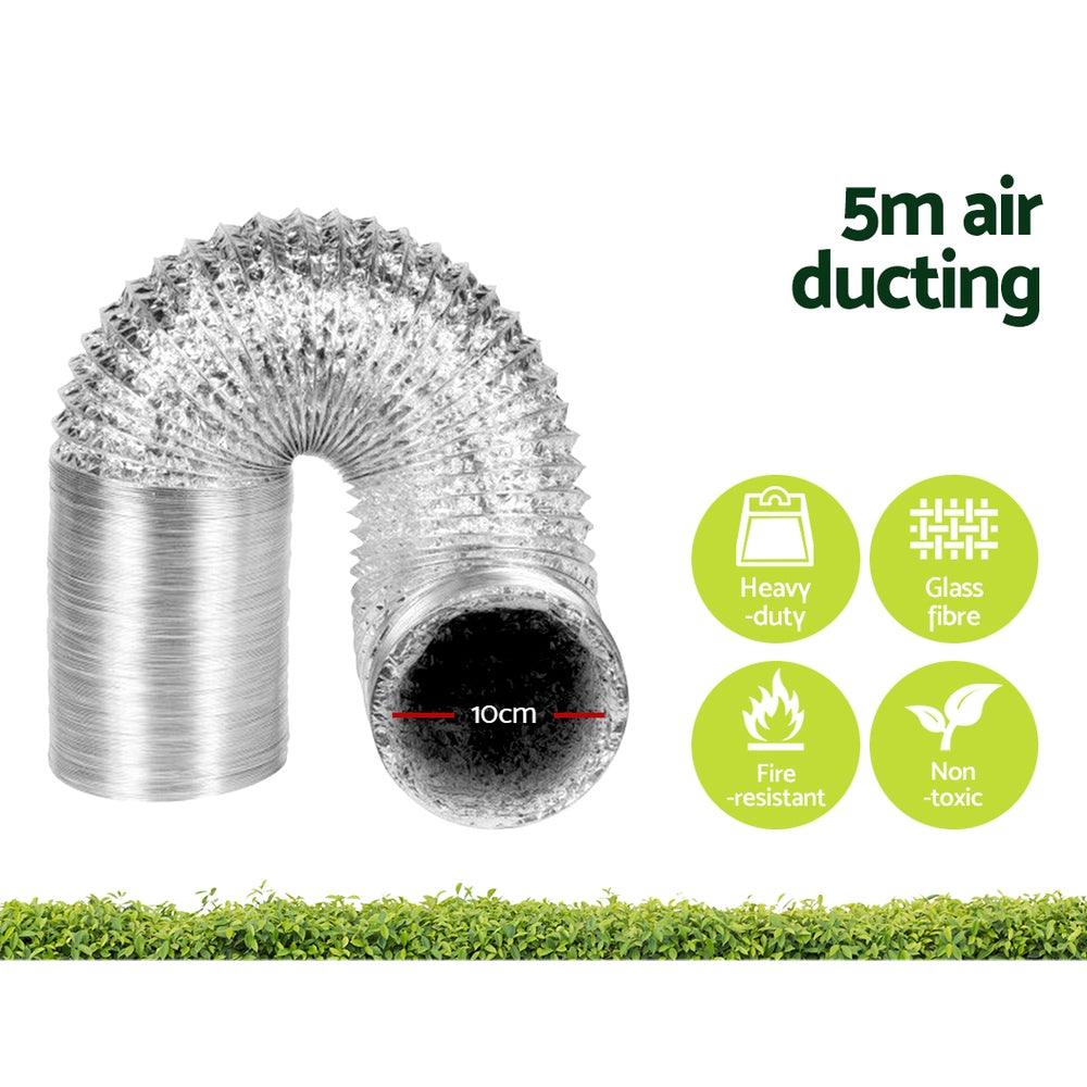 Greenfingers Grow Tent Light Kit 60x60x140CM 600W LED 4" Vent Fan,Greenfingers Grow Tent Light Kit LED 600W Full Spectrum 4" Vent 60x60x140CM - Ozstylz