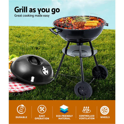 Grillz BBQ Grill Charcoal Smoker - Ozstylz