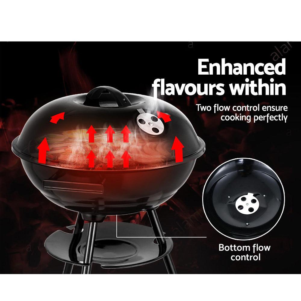 Grillz BBQ Grill Charcoal Smoker - Ozstylz