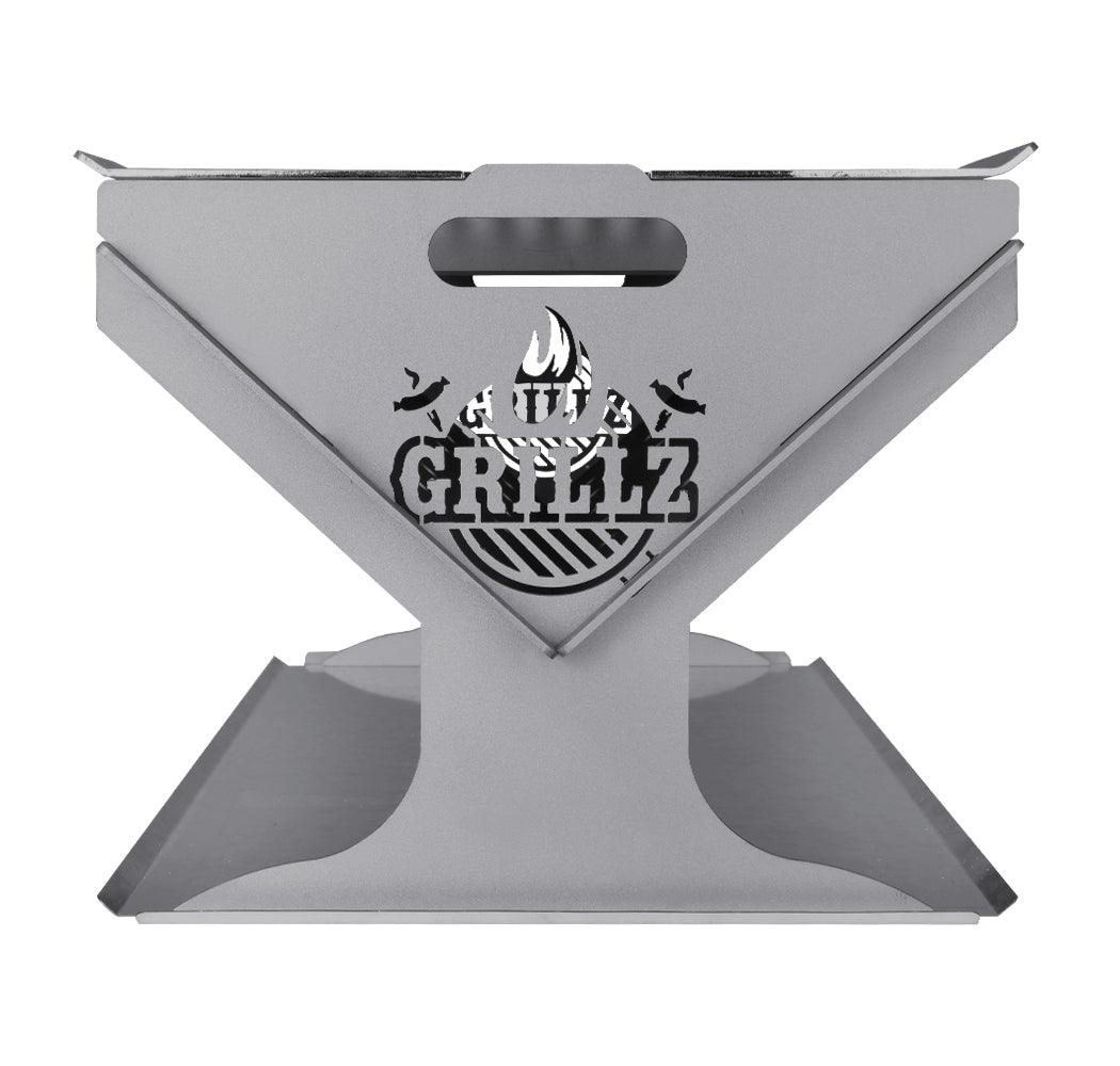 Grillz Fire Pit BBQ Grill Steel - Ozstylz