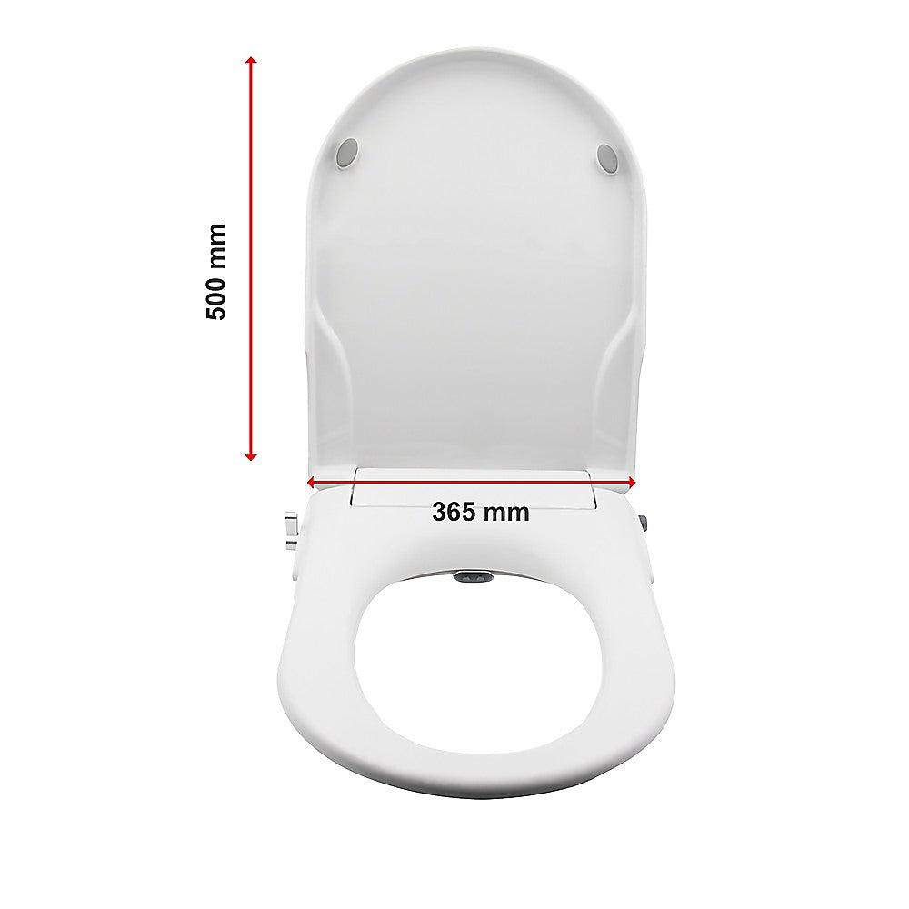 Non Electric Bidet Toilet Seat W/ Cover Bathroom Spray Water Wash - Ozstylz