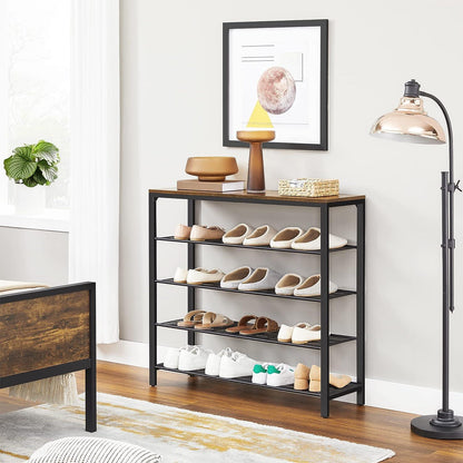 Shoe Rack Storage Organiser 4 Shelves - Ozstylz