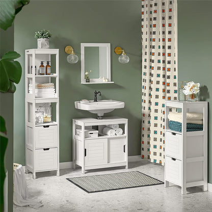 Vanity Unit Bathroom Furniture, White - Ozstylz